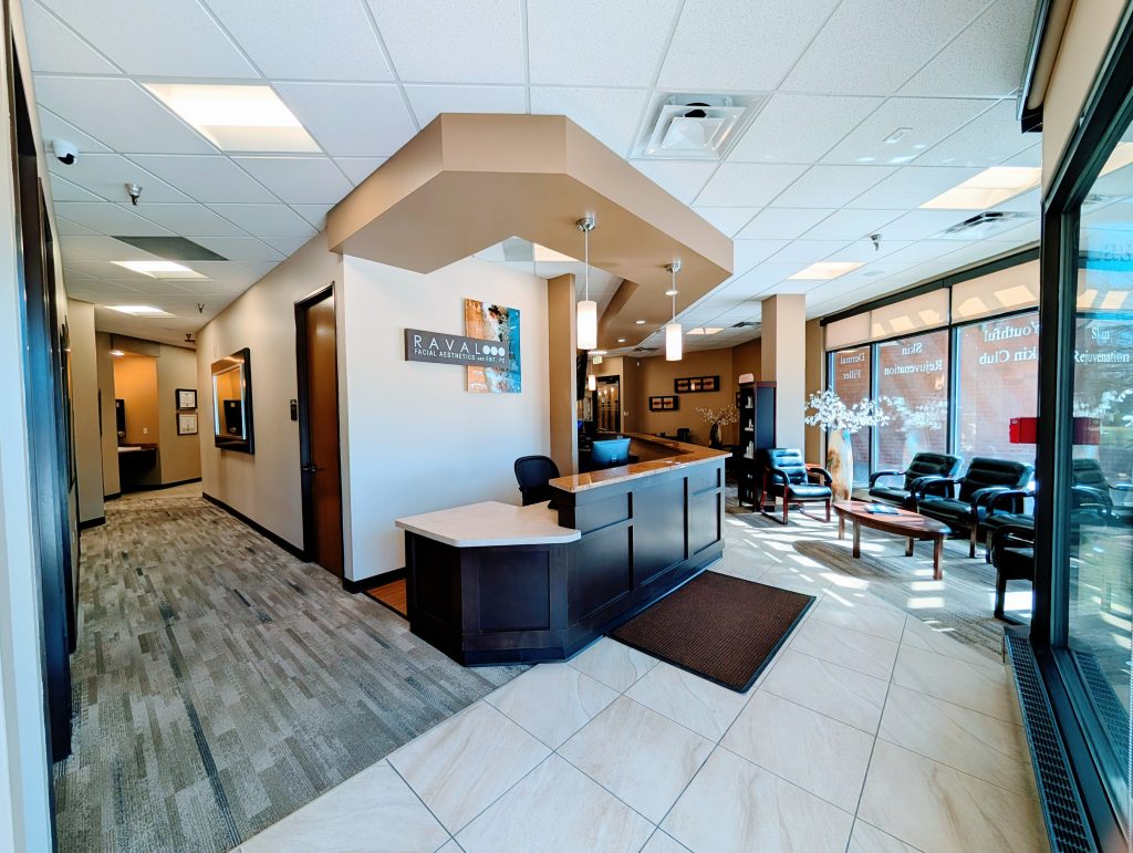 Raval Facial Aesthetics reception desk